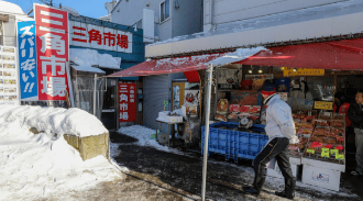 北海道景點 三角市場