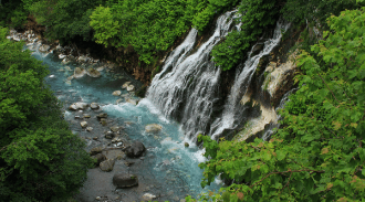 北海道景點 白鬚瀑布